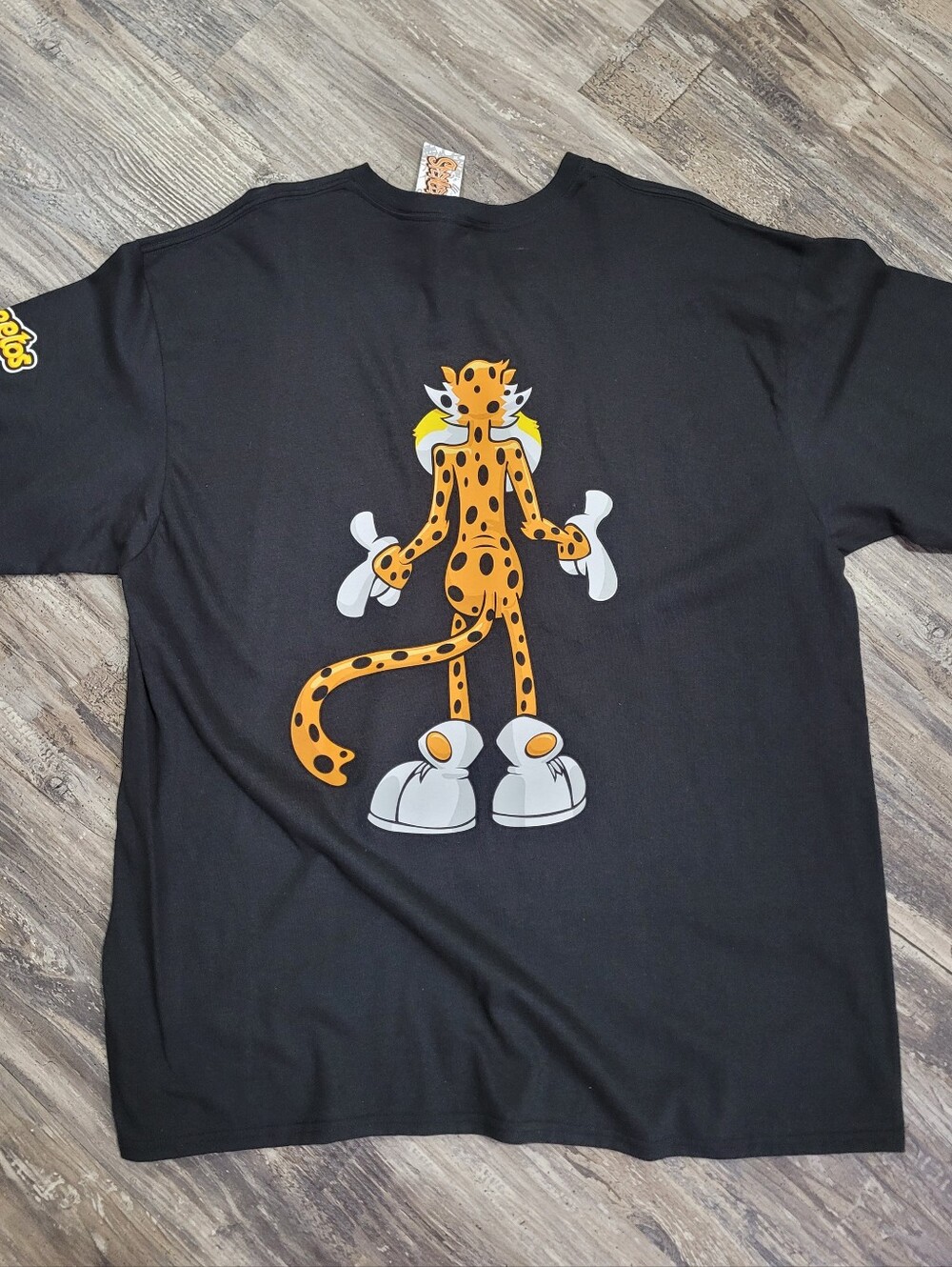 Spencers Cheetos Chester Cheetah black T-Shirt - New With Tags Men's XL